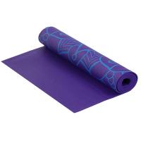 Коврик для фитнеса и йоги Larsen AS4 PVC с принтом