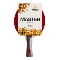 Ракетка для настольного тенниса TORRES Master 3* TT21007, для тренировок, накладка 2,0 мм, конич. ручка