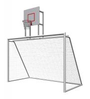 Ворота с баскетбольным щитом (сетка в комплекте) Romana 203.10.00