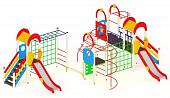 Детский игровой комплекс «Дворик детства» H=1200 ДИК 24-403