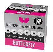 Мячи BUTTERFLY 40+ TRAINING (в упаковке 120 шт)